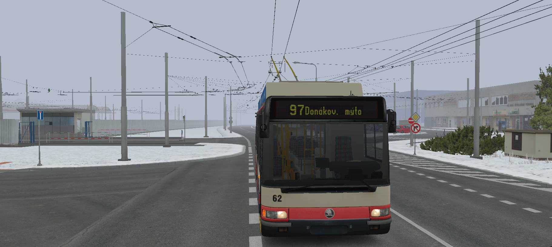 2538 ako jediný vypravený 24 Tr CityBus na Štedrý deň